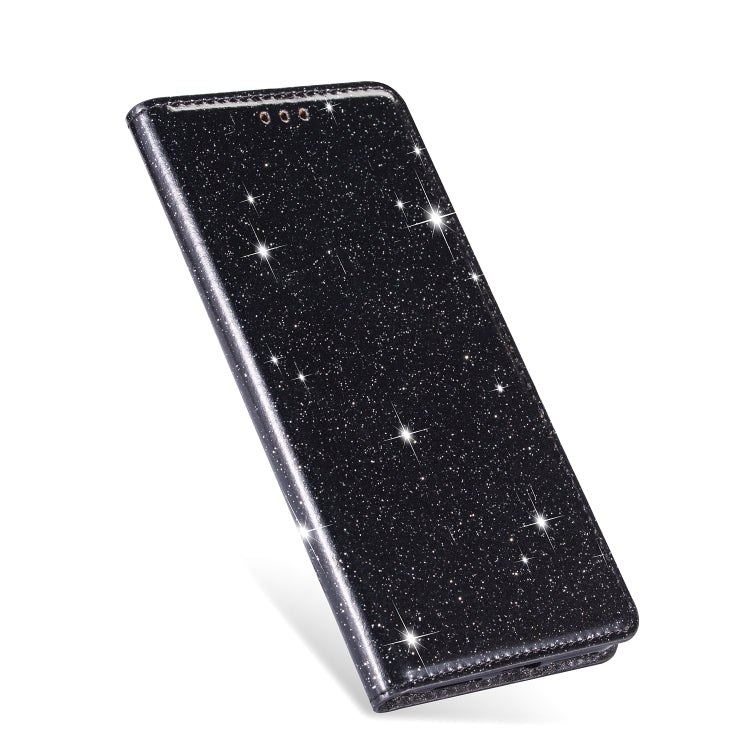 Ultrathin Glitter Magnetic Horizontal Flip Leather Case with Holder & Card Slots, For Samsung Galaxy A40S