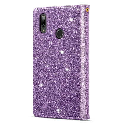Multi-card Slots Starry Sky Laser Carving Glitter Zipper Horizontal Flip Leather Case with Holder & Wallet & Lanyard, For Samsung Galaxy A20e /  A10e, For Samsung Galaxy A40, For Samsung Galaxy M40 / A60, For Samsung Galaxy A6 (2018)                   ...