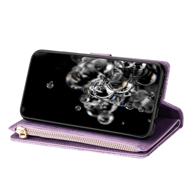 Multi-card Slots Starry Sky Laser Carving Glitter Zipper Horizontal Flip Leather Case with Holder & Wallet & Lanyard, For Samsung Galaxy A51, For Samsung Galaxy A81 / Note 10 Lite / M60s, For Samsung Galaxy A91 / S10 Lite / M80s                        ...