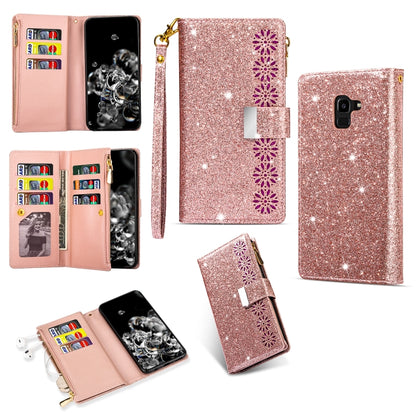 Multi-card Slots Starry Sky Laser Carving Glitter Zipper Horizontal Flip Leather Case with Holder & Wallet & Lanyard, For Samsung Galaxy A51, For Samsung Galaxy A81 / Note 10 Lite / M60s, For Samsung Galaxy A91 / S10 Lite / M80s                        ...