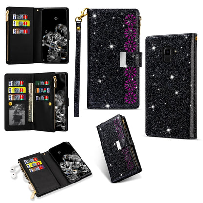 Multi-card Slots Starry Sky Laser Carving Glitter Zipper Horizontal Flip Leather Case with Holder & Wallet & Lanyard, For Samsung Galaxy A51, For Samsung Galaxy A81 / Note 10 Lite / M60s, For Samsung Galaxy A91 / S10 Lite / M80s                        ...