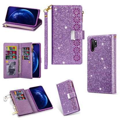 Multi-card Slots Starry Sky Laser Carving Glitter Zipper Horizontal Flip Leather Case with Holder & Wallet & Lanyard, For Samsung Galaxy A51, For Samsung Galaxy A81 / Note 10 Lite / M60s, For Samsung Galaxy A91 / S10 Lite / M80s                        ...