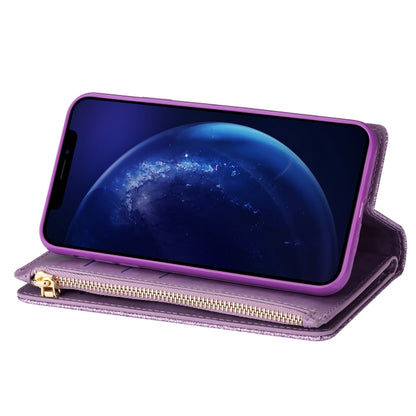 Multi-card Slots Starry Sky Laser Carving Glitter Zipper Horizontal Flip Leather Case with Holder & Wallet & Lanyard, For Samsung Galaxy S20+, For Samsung Galaxy S20 Ultra