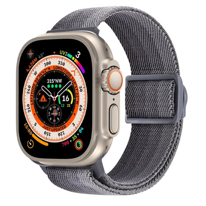 Carbon Fiber Texture Snap Buckle Nylon Watch Band, For Apple Watch SE 2023 40mm, For Apple Watch Ultra 2 49mm, For Apple Watch Series 9 45mm