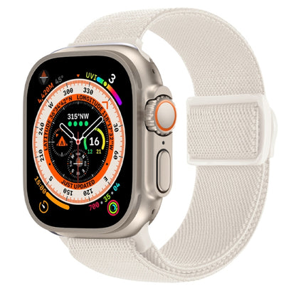 Carbon Fiber Texture Snap Buckle Nylon Watch Band, For Apple Watch SE 2023 40mm, For Apple Watch Ultra 2 49mm, For Apple Watch Series 9 45mm