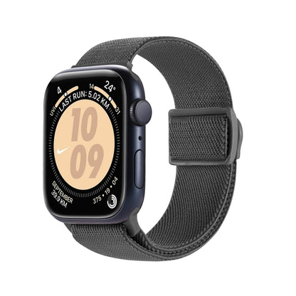 Carbon Fiber Texture Snap Buckle Nylon Watch Band, For Apple Watch Series 4 40mm, For Apple Watch Series 3 38mm, For Apple Watch Series 3 42mm