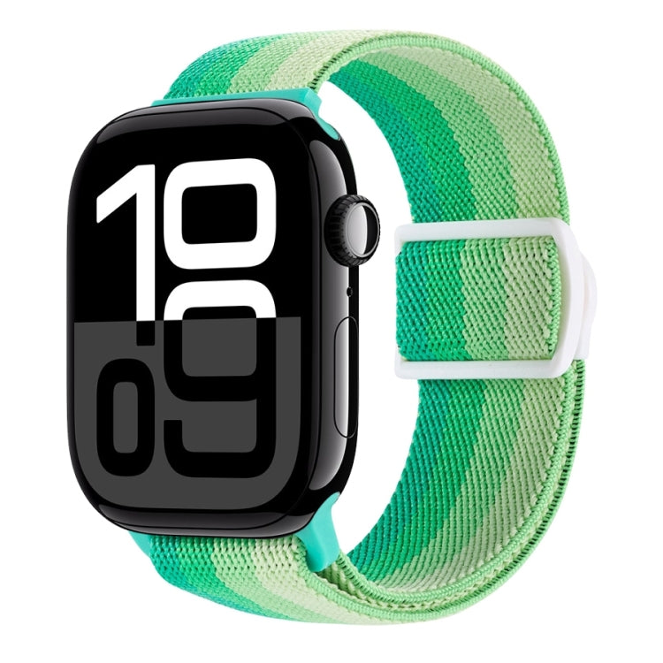 Carbon Fiber Texture Snap Buckle Nylon Watch Band, For Apple Watch Series 10 46mm, For Apple Watch Series 10 42mm, For Apple Watch SE 2023 44mm