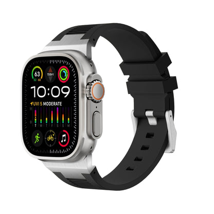 Loners Liquid Silicone Watch Band, For Apple Watch SE 2023 44mm, For Apple Watch Ultra 2 49mm, For Apple Watch Series 9 45mm