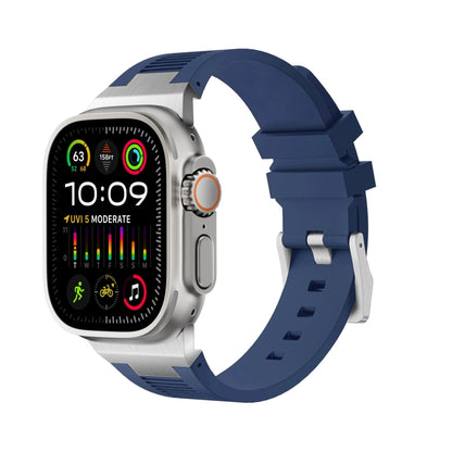 Loners Liquid Silicone Watch Band, For Apple Watch SE 2023 44mm, For Apple Watch Ultra 2 49mm, For Apple Watch Series 9 45mm