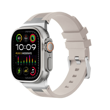 Loners Liquid Silicone Watch Band, For Apple Watch Ultra 49mm, For Apple Watch Series 8 45mm, For Apple Watch SE 2022 44mm