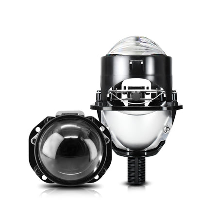 T02 1 Pair 2.5 inch Car Bifocal LED Lens Headlight, Left Driving, T02