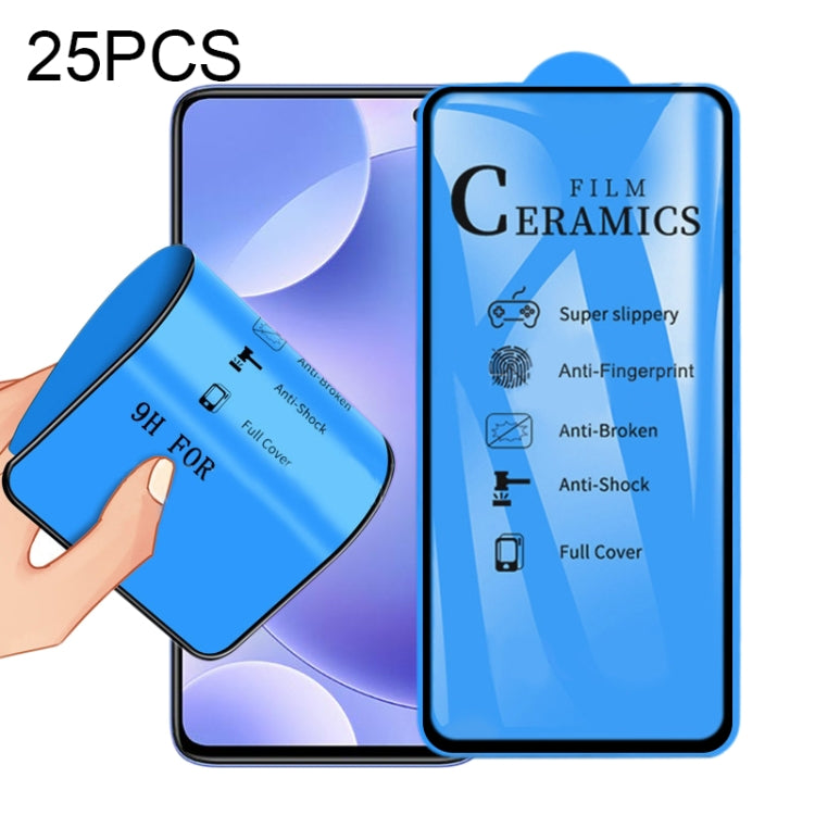 25 PCS 2.5D Full Glue Full Cover Ceramics Film, For Xiaomi Mi 9T, For Xiaomi Mi Play, For Xiaomi Redmi K30, For Xiaomi Redmi Note 8, For Xiaomi Redmi Note 8T, For Xiaomi Redmi Note 8 Pro, For Samsung Galaxy A01, For Samsung Galaxy A21                  ...