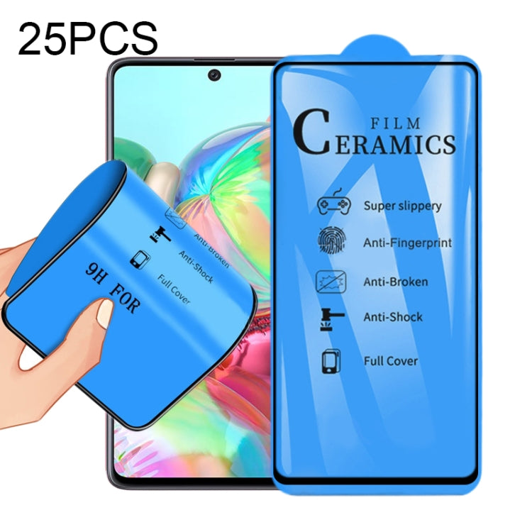 25 PCS 2.5D Full Glue Full Cover Ceramics Film, For Xiaomi Mi 9T, For Xiaomi Mi Play, For Xiaomi Redmi K30, For Xiaomi Redmi Note 8, For Xiaomi Redmi Note 8T, For Xiaomi Redmi Note 8 Pro, For Samsung Galaxy A01, For Samsung Galaxy A21                  ...