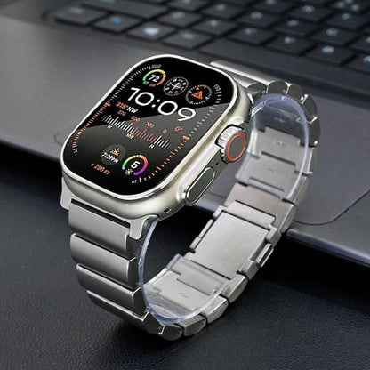 One-Bead Magnetic Buckle Titanium Metal Watch Band, For Apple Watch Series 7 41mm, For Apple Watch Series 7 45mm, For Apple Watch SE 40mm, For Apple Watch SE 44mm, For Apple Watch Series 6 40mm, For Apple Watch Series 6 44mm, For Apple Watch Series 5 4...