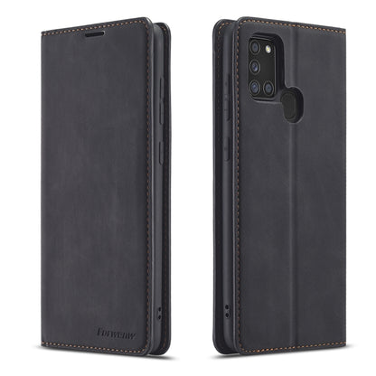 Forwenw Dream Series Oil Edge Strong Magnetism Horizontal Flip Leather Case with Holder & Card Slots & Wallet & Photo Frame, For Samsung Galaxy A21s, For Samsung Galaxy Note20, For Samsung Galaxy Note20 Ultra, For Xiaomi Redmi Note 9