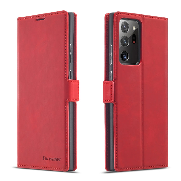 Forwenw Dream Series Oil Edge Strong Magnetism Horizontal Flip Leather Case with Holder & Card Slots & Wallet & Photo Frame, For Samsung Galaxy A21s, For Samsung Galaxy Note20, For Samsung Galaxy Note20 Ultra, For Xiaomi Redmi Note 9