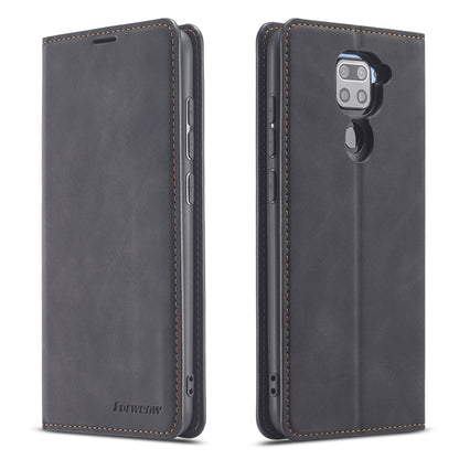Forwenw Dream Series Oil Edge Strong Magnetism Horizontal Flip Leather Case with Holder & Card Slots & Wallet & Photo Frame, For Samsung Galaxy A21s, For Samsung Galaxy Note20, For Samsung Galaxy Note20 Ultra, For Xiaomi Redmi Note 9