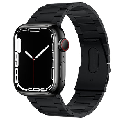 PG63 Three-Bead Protrusion Titanium Metal Watch Band, For Apple Watch Series 10 46mm, For Apple Watch Series 10 42mm, For Apple Watch SE 2023 44mm, For Apple Watch SE 2023 40mm, For Apple Watch Ultra 2 49mm, For Apple Watch Series 9 45mm               ...
