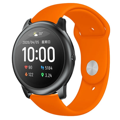 Silicone Reverse Buckle Replacement Wrist Strap, For Xiaomi Haylou Solar