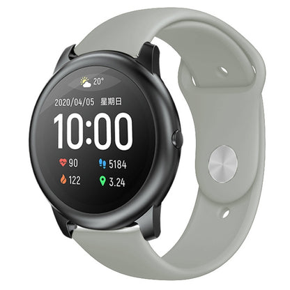 Silicone Reverse Buckle Replacement Wrist Strap, For Xiaomi Haylou Solar