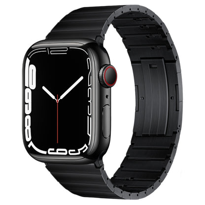 PG65 Single Bead Bamboo Joint Spring Bars Titanium Metal Watch Band, For Apple Watch Series 10 46mm, For Apple Watch Series 10 42mm, For Apple Watch SE 2023 44mm, For Apple Watch SE 2023 40mm, For Apple Watch Ultra 2 49mm, For Apple Watch Series 9 45mm...