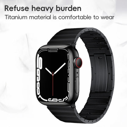 PG65 Single Bead Bamboo Joint Spring Bars Titanium Metal Watch Band, For Apple Watch Series 10 46mm, For Apple Watch Series 10 42mm, For Apple Watch SE 2023 44mm, For Apple Watch SE 2023 40mm, For Apple Watch Ultra 2 49mm, For Apple Watch Series 9 45mm...