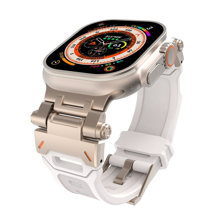 Stainless Steel Connector TPU Watch Band, For Apple Watch Series 2 42mm, For Apple Watch 42mm