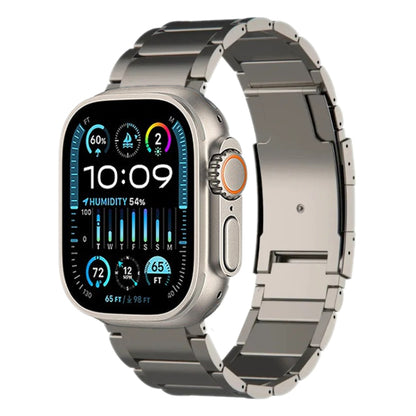 Titanium Metal Watch Band, For Apple Watch Series 10 46mm, For Apple Watch Series 10 42mm, For Apple Watch SE 2023 44mm, For Apple Watch SE 2023 40mm, For Apple Watch Ultra 2 49mm, For Apple Watch Series 9 45mm, For Apple Watch Series 9 41mm           ...