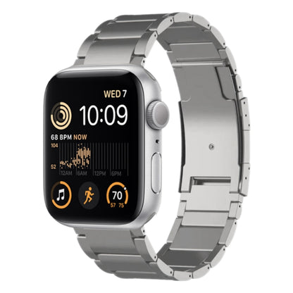Titanium Metal Watch Band, For Apple Watch Series 10 46mm, For Apple Watch Series 10 42mm, For Apple Watch SE 2023 44mm, For Apple Watch SE 2023 40mm, For Apple Watch Ultra 2 49mm, For Apple Watch Series 9 45mm, For Apple Watch Series 9 41mm           ...
