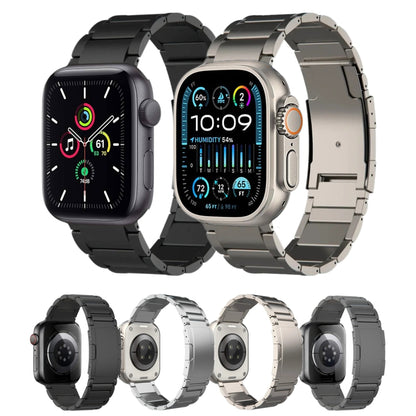 Titanium Metal Watch Band, For Apple Watch Series 10 46mm, For Apple Watch Series 10 42mm, For Apple Watch SE 2023 44mm, For Apple Watch SE 2023 40mm, For Apple Watch Ultra 2 49mm, For Apple Watch Series 9 45mm, For Apple Watch Series 9 41mm           ...
