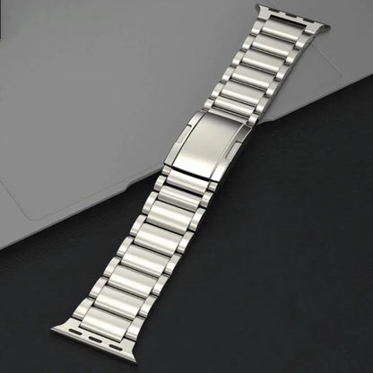 Titanium Metal Watch Band, For Apple Watch Series 10 46mm, For Apple Watch Series 10 42mm, For Apple Watch SE 2023 44mm, For Apple Watch SE 2023 40mm, For Apple Watch Ultra 2 49mm, For Apple Watch Series 9 45mm, For Apple Watch Series 9 41mm           ...