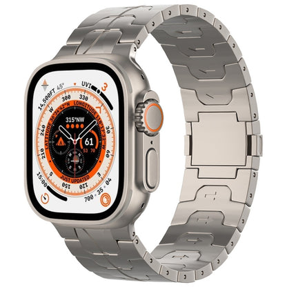 Magnetic Buckle Titanium Alloy Watch Band, For Apple Watch SE 2023 44mm, For Apple Watch Ultra 2 49mm, For Apple Watch Series 9 45mm, For Apple Watch Ultra 49mm, For Apple Watch Series 8 45mm, For Apple Watch SE 2022 44mm, For Apple Watch Series 7 45mm...