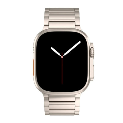 I-shaped Butterfly Buckle Titanium Alloy Watch Band, For Apple Watch SE 2023 44mm, For Apple Watch Ultra 2 49mm, For Apple Watch Series 9 45mm, For Apple Watch Ultra 49mm, For Apple Watch Series 8 45mm, For Apple Watch SE 2022 44mm                     ...