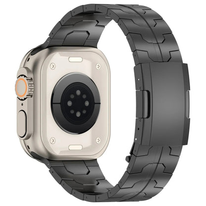 Turtle Buckle Titanium Alloy Watch Band, For Apple Watch Series 5 44mm, For Apple Watch Series 5 40mm, For Apple Watch Series 4 44mm, For Apple Watch Series 4 40mm, For Apple Watch Series 3 38mm, For Apple Watch Series 3 42mm