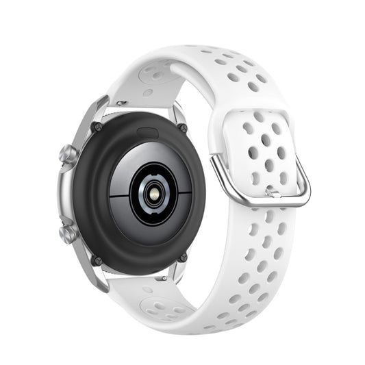 R850 Silicone Sports Solid Color Strap, Size: Free Size 20mm, For Galaxy Watch 3 41mm