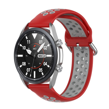 Silicone Sports Two-tone Strap, Size: Free Size 20mm, For Galaxy Watch 3 41mm