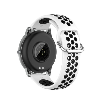 Silicone Sports Two-tone Strap, Size: 22mm, For Xiaomi Haylou Solar LS05