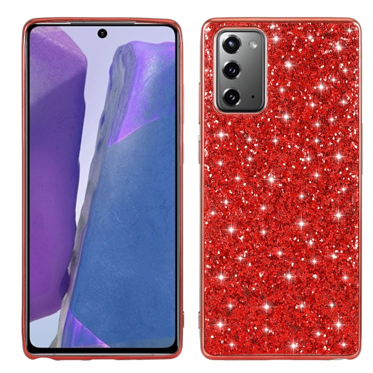 Glitter Powder Shockproof TPU Protective Case, For Xiaomi Redmi Note 9 / 10X 4G, For Xiaomi Note 10 Lite, For Samsung Galaxy Note 20, For Samsung Galaxy A21s, For Samsung Galaxy A41, For Samsung Galaxy A51 5G
