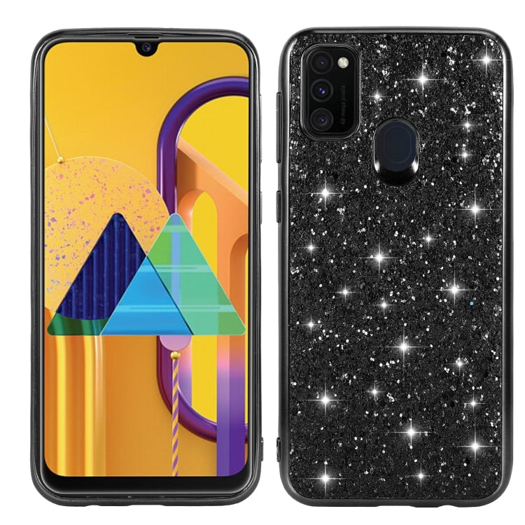 Glitter Powder Shockproof TPU Protective Case, For Xiaomi Redmi Note 9 / 10X 4G, For Xiaomi Note 10 Lite, For Samsung Galaxy Note 20, For Samsung Galaxy A21s, For Samsung Galaxy A41, For Samsung Galaxy A51 5G