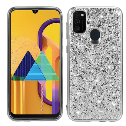 Glitter Powder Shockproof TPU Protective Case, For Xiaomi Redmi Note 9 / 10X 4G, For Xiaomi Note 10 Lite, For Samsung Galaxy Note 20, For Samsung Galaxy A21s, For Samsung Galaxy A41, For Samsung Galaxy A51 5G