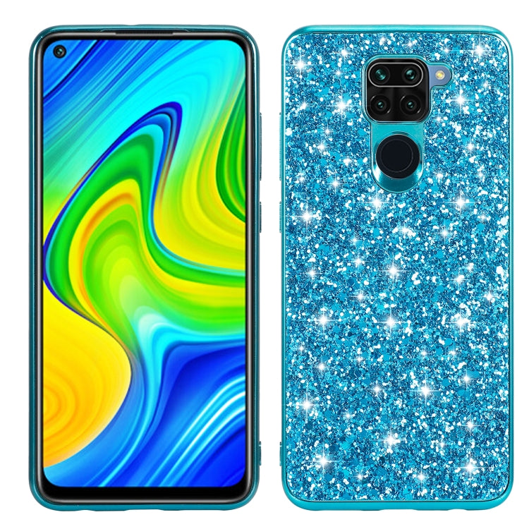 Glitter Powder Shockproof TPU Protective Case, For Xiaomi Redmi Note 9 / 10X 4G, For Xiaomi Note 10 Lite, For Samsung Galaxy Note 20, For Samsung Galaxy A21s, For Samsung Galaxy A41, For Samsung Galaxy A51 5G