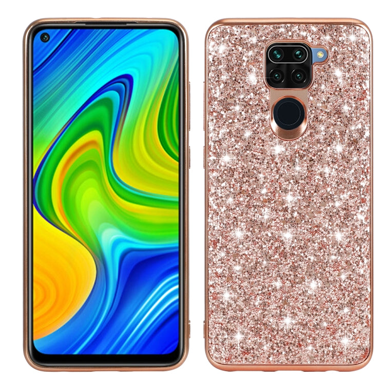 Glitter Powder Shockproof TPU Protective Case, For Xiaomi Redmi Note 9 / 10X 4G, For Xiaomi Note 10 Lite, For Samsung Galaxy Note 20, For Samsung Galaxy A21s, For Samsung Galaxy A41, For Samsung Galaxy A51 5G