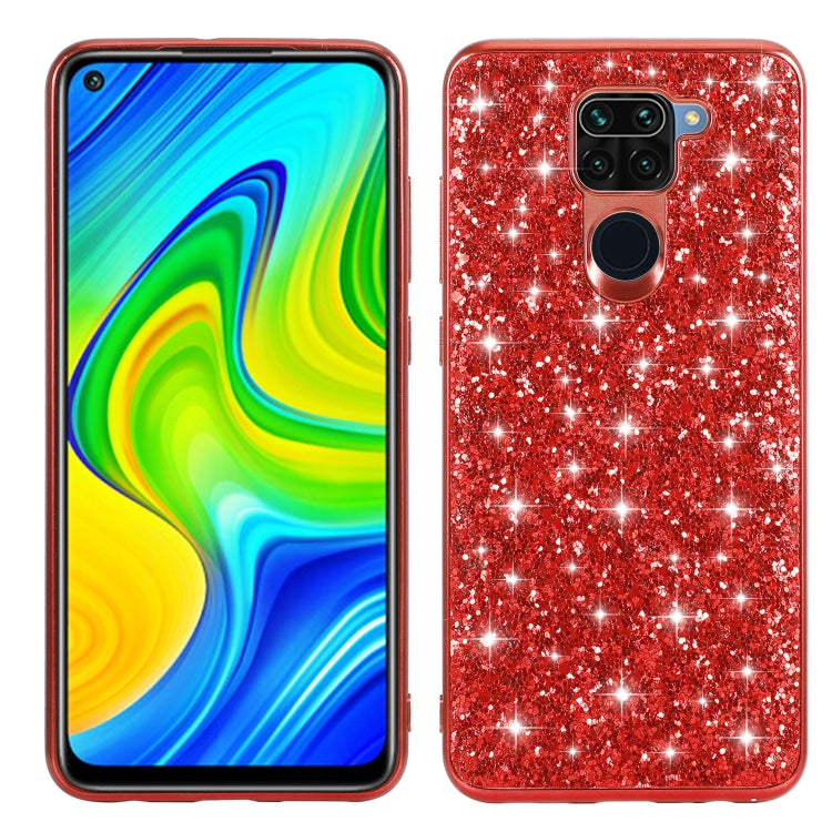 Glitter Powder Shockproof TPU Protective Case, For Xiaomi Redmi Note 9 / 10X 4G, For Xiaomi Note 10 Lite, For Samsung Galaxy Note 20, For Samsung Galaxy A21s, For Samsung Galaxy A41, For Samsung Galaxy A51 5G