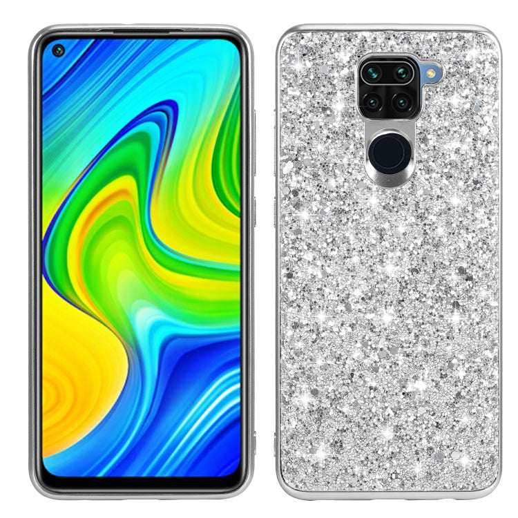 Glitter Powder Shockproof TPU Protective Case, For Xiaomi Redmi Note 9 / 10X 4G, For Xiaomi Note 10 Lite, For Samsung Galaxy Note 20, For Samsung Galaxy A21s, For Samsung Galaxy A41, For Samsung Galaxy A51 5G