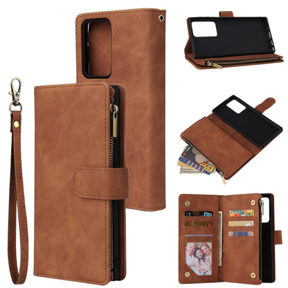 Multifunctional Retro Frosted Horizontal Flip Leather Case with Card Slot & Holder & Zipper Wallet & Photo Frame & Lanyard, For iPhone 12 Pro Max, For iPhone 12 / 12 Pro, For iPhone 12 mini, For Samsung Galaxy A11, For Samsung Galaxy A21s              ...