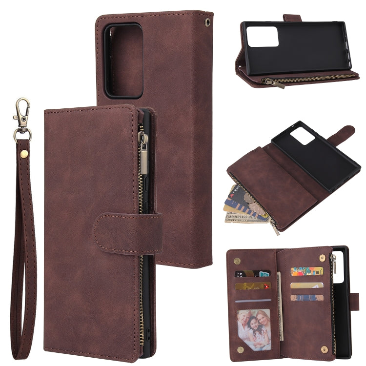Multifunctional Retro Frosted Horizontal Flip Leather Case with Card Slot & Holder & Zipper Wallet & Photo Frame & Lanyard, For iPhone 12 Pro Max, For iPhone 12 / 12 Pro, For iPhone 12 mini, For Samsung Galaxy A11, For Samsung Galaxy A21s              ...