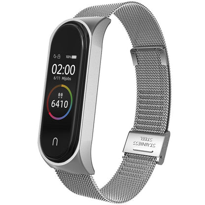 For Xiaomi Mi Band 4 / 3 Milanese Metal Replacement Strap Watchband, Silver, Black, Rose Gold, Rose Pink