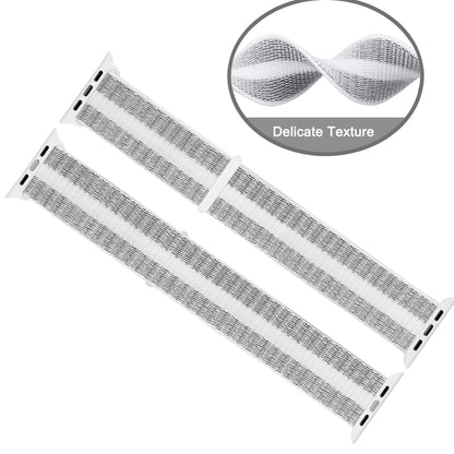 Nylon Loop Watchband, For Apple Watch Series 8&7 41mm / SE 2&6&SE&5&4 40mm / 3&2&1 38mm, For Apple Watch Ultra 49mm / Series 8&7 45mm / SE 2&6&SE&5&4 44mm / 3&2&1 42mm