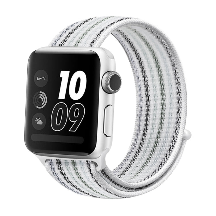 Nylon Loop Watchband, For Apple Watch Series 8&7 41mm / SE 2&6&SE&5&4 40mm / 3&2&1 38mm, For Apple Watch Ultra 49mm / Series 8&7 45mm / SE 2&6&SE&5&4 44mm / 3&2&1 42mm