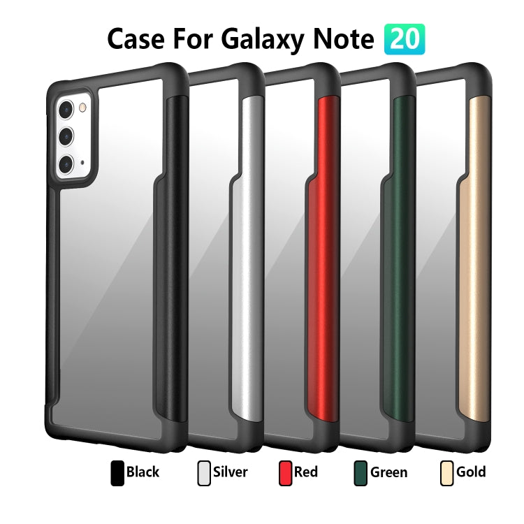Iron Man Series Metal PC + TPU Protective Case, For Samsung Galaxy Note20 Ultra, For Samsung Galaxy Note20